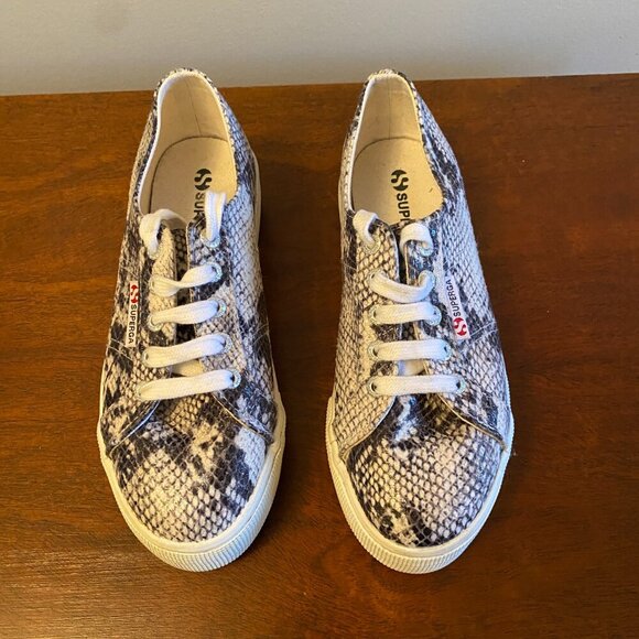Superga Snakeskin Platform Sneakers - Picture 4 of 5